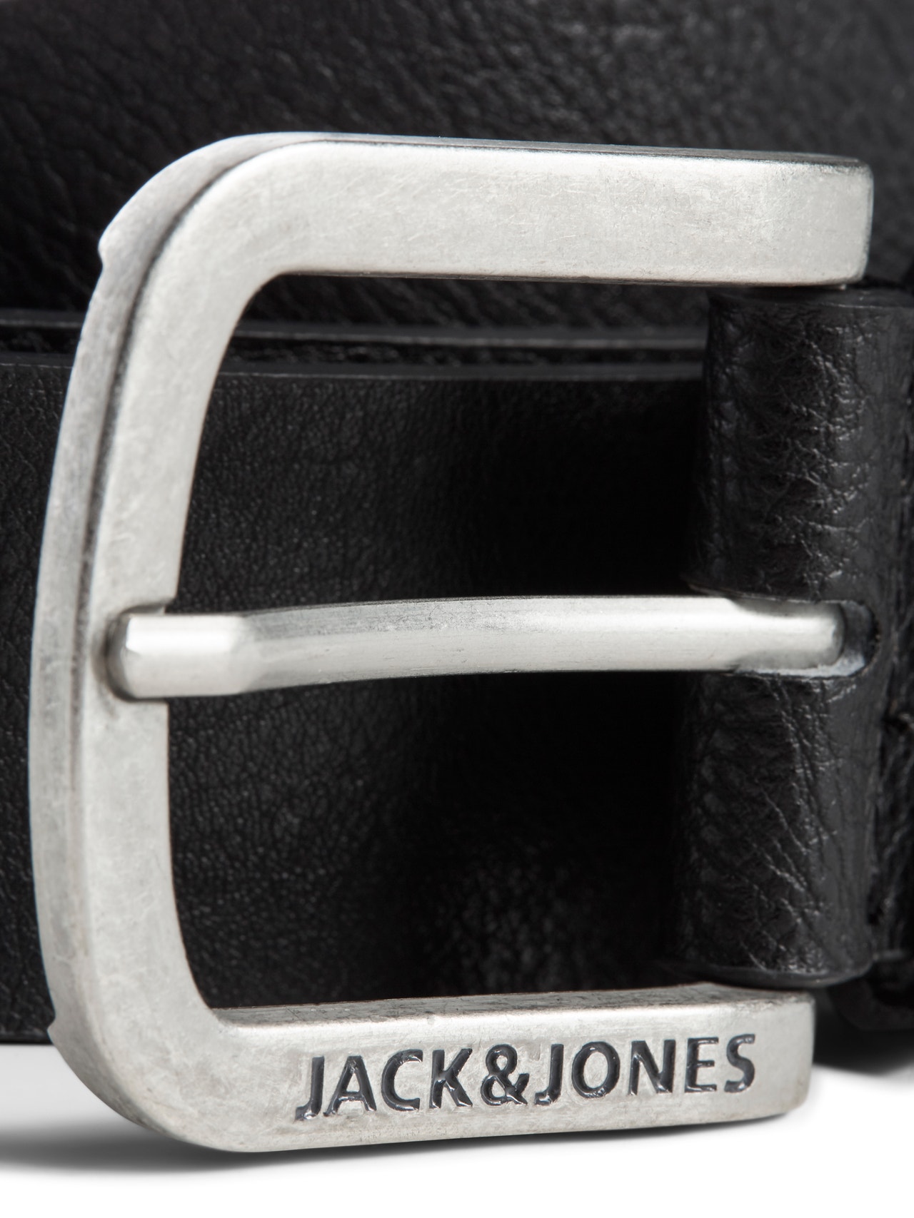 Jack & Jones Συνθετικό δέρμα Ζώνη -Black - 12120697