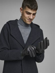 Jack & Jones Leather Gloves -Black - 12125090