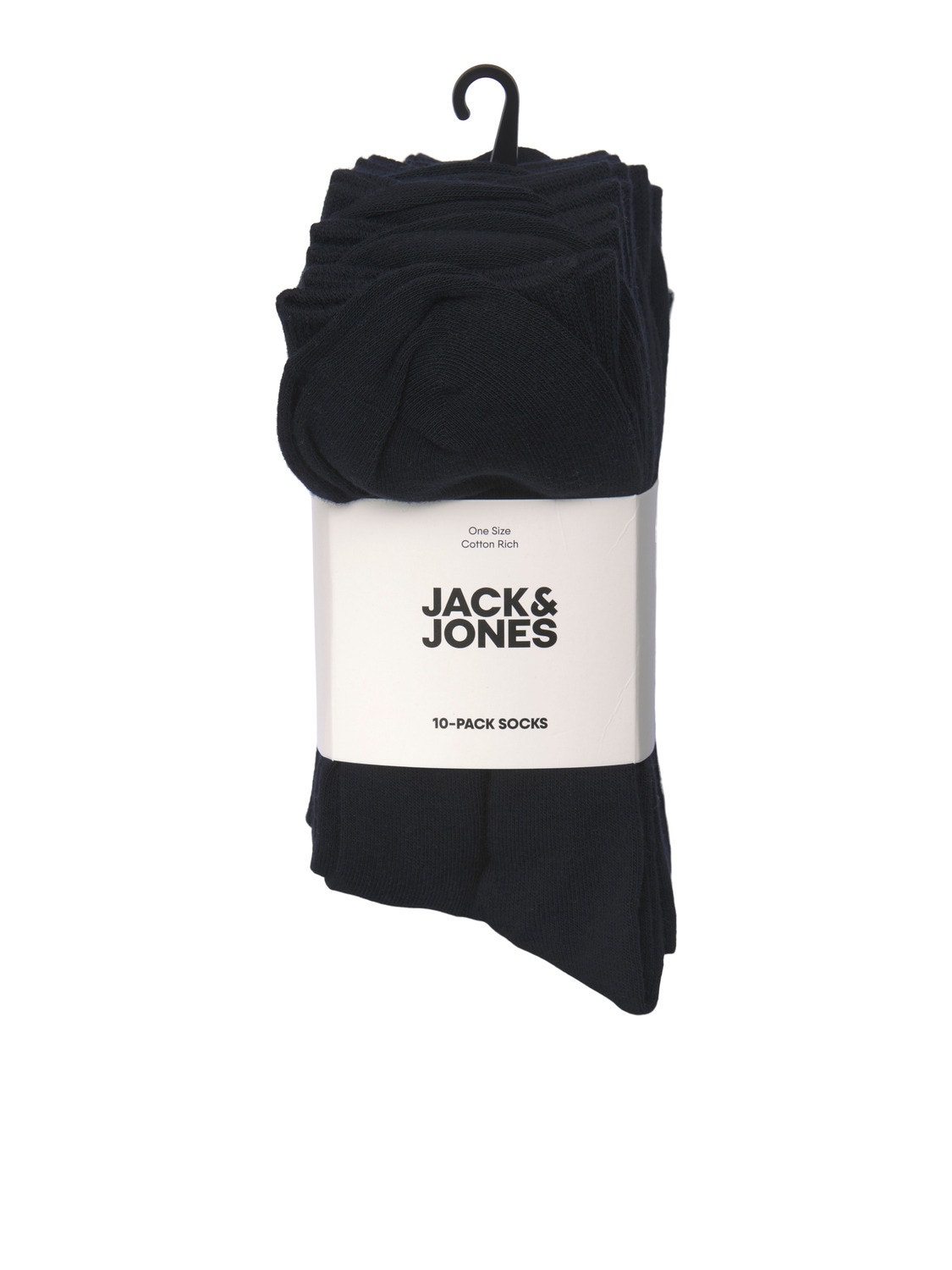 Jack & Jones Confezione da 10 Calze -Black - 12125756