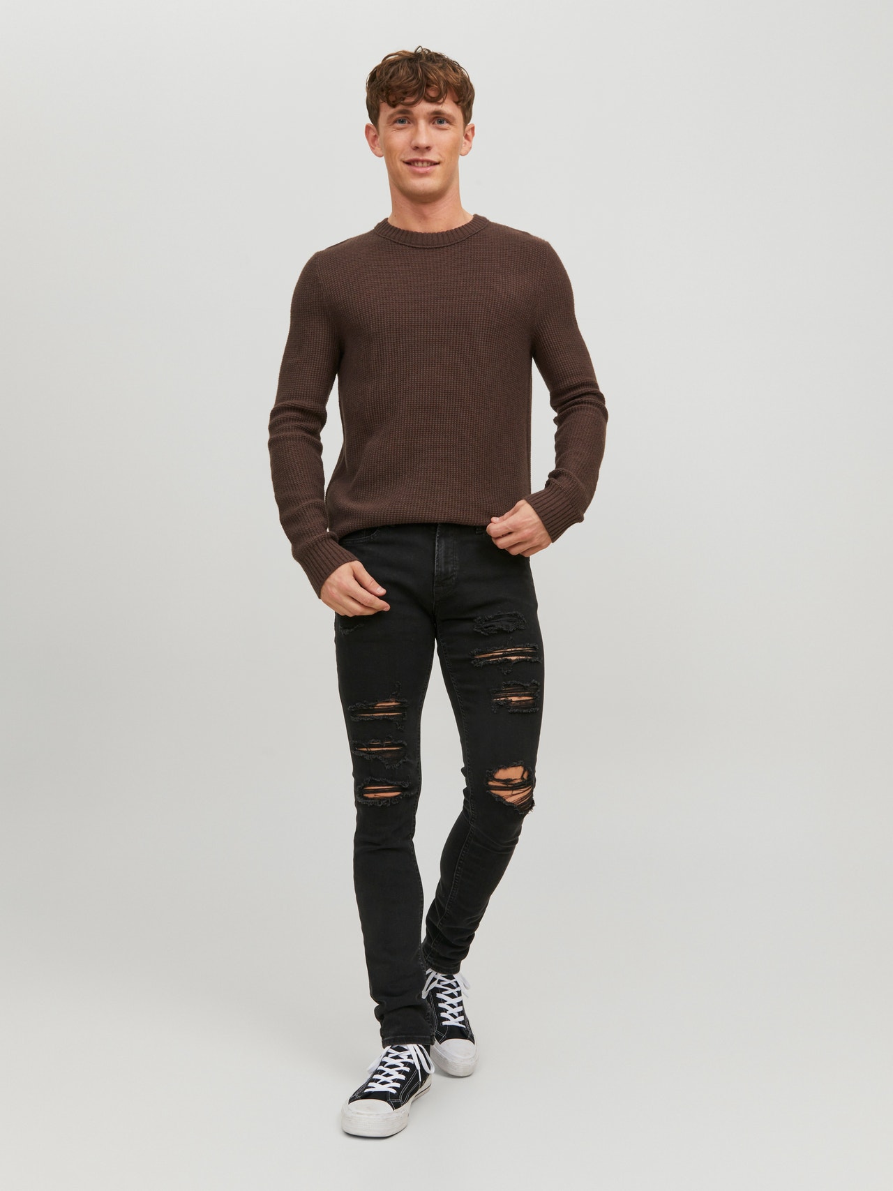 JJILIAM JJORIGINAL AM 502 50 SPS Skinny fit jeans | Black | Jack & Jones®