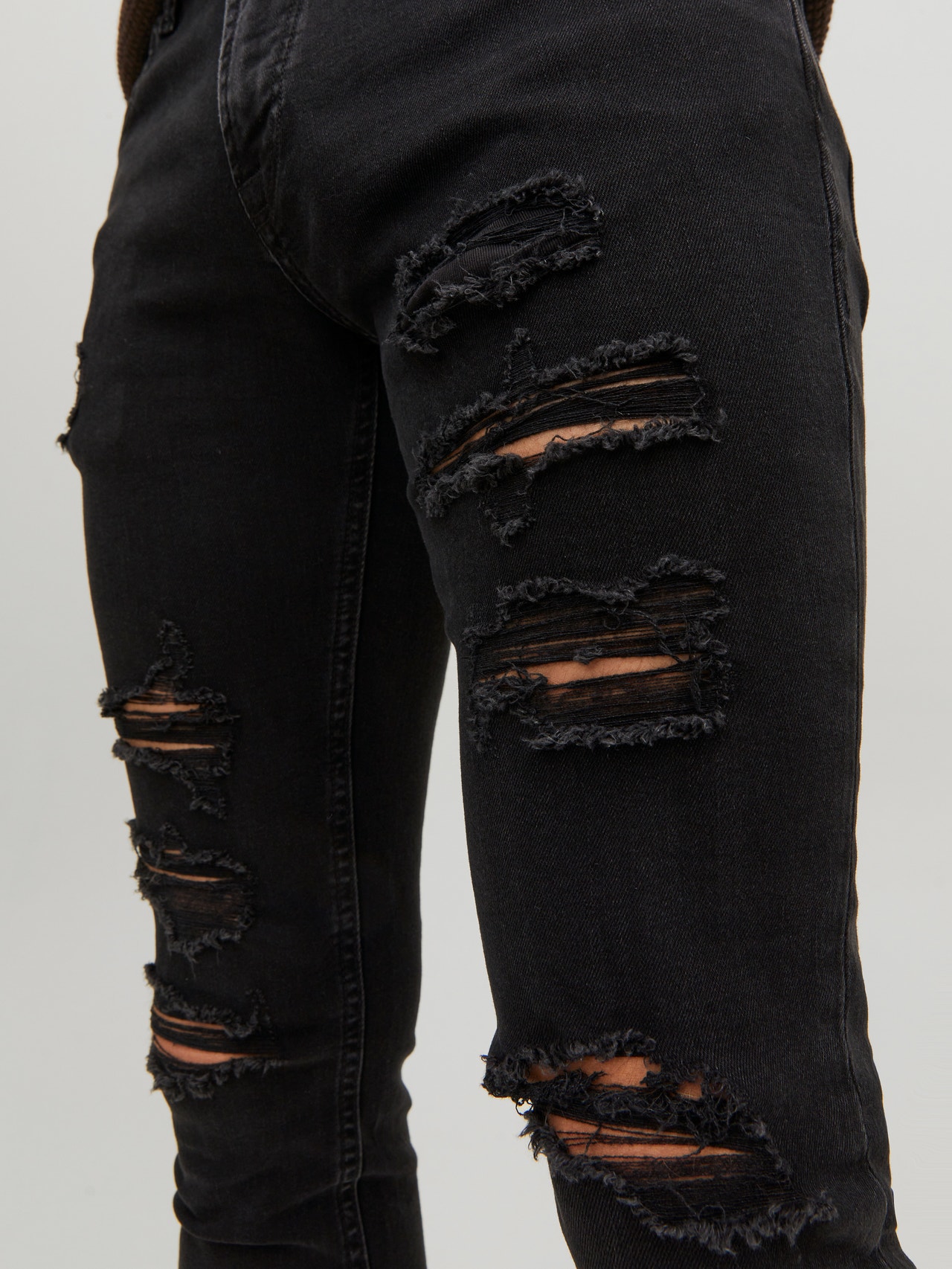 Jack & Jones JJILIAM JJORIGINAL AM 502 50 SPS Skinny Jeans -Black Denim - 12126504