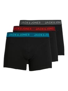 Jack & Jones 3-pak Trunks -Asphalt - 12127816