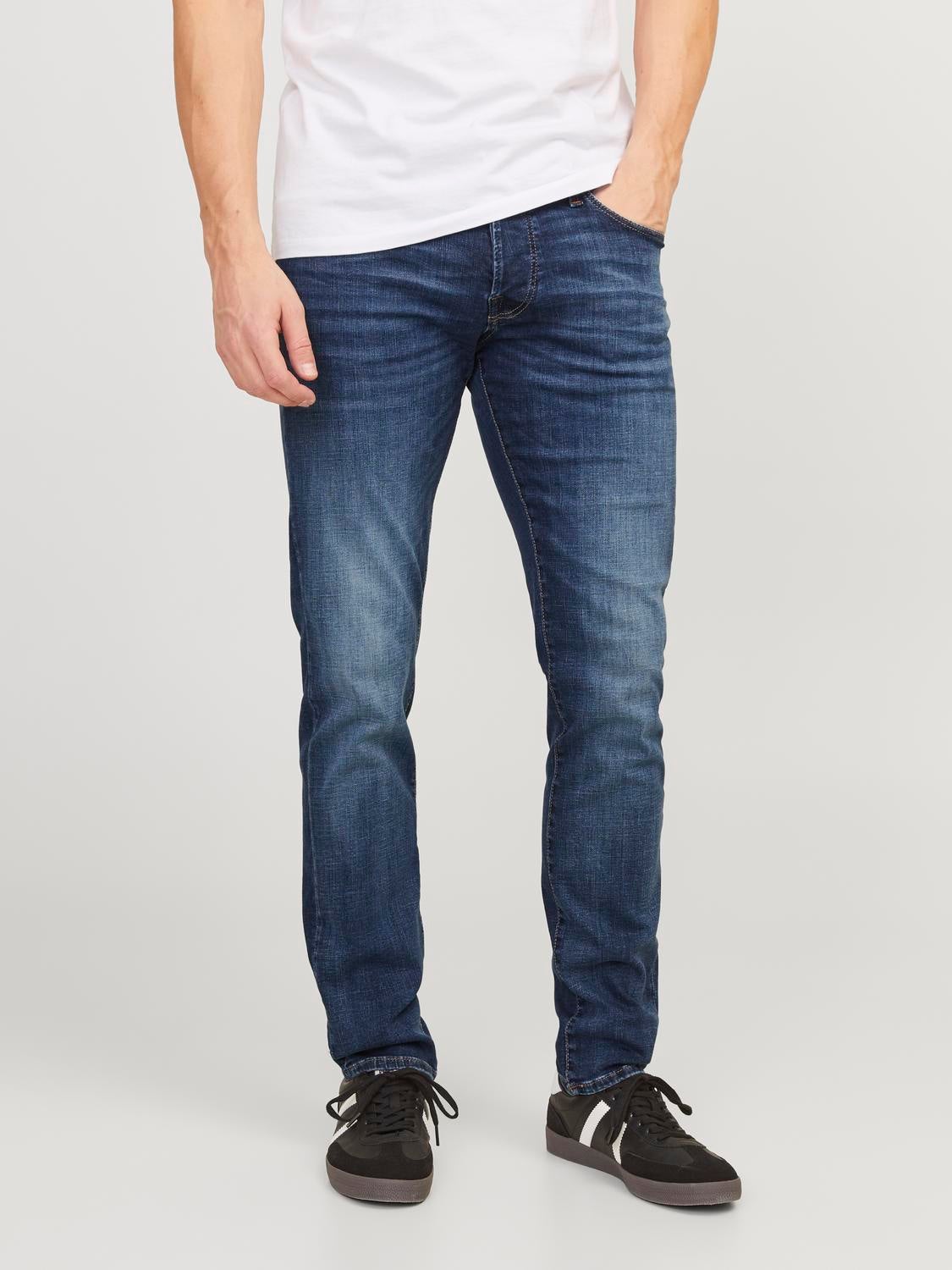 JJIGLENN JJICON JJ 057 50SPS NOOS Slim fit jeans Medium Blue Jack Jones