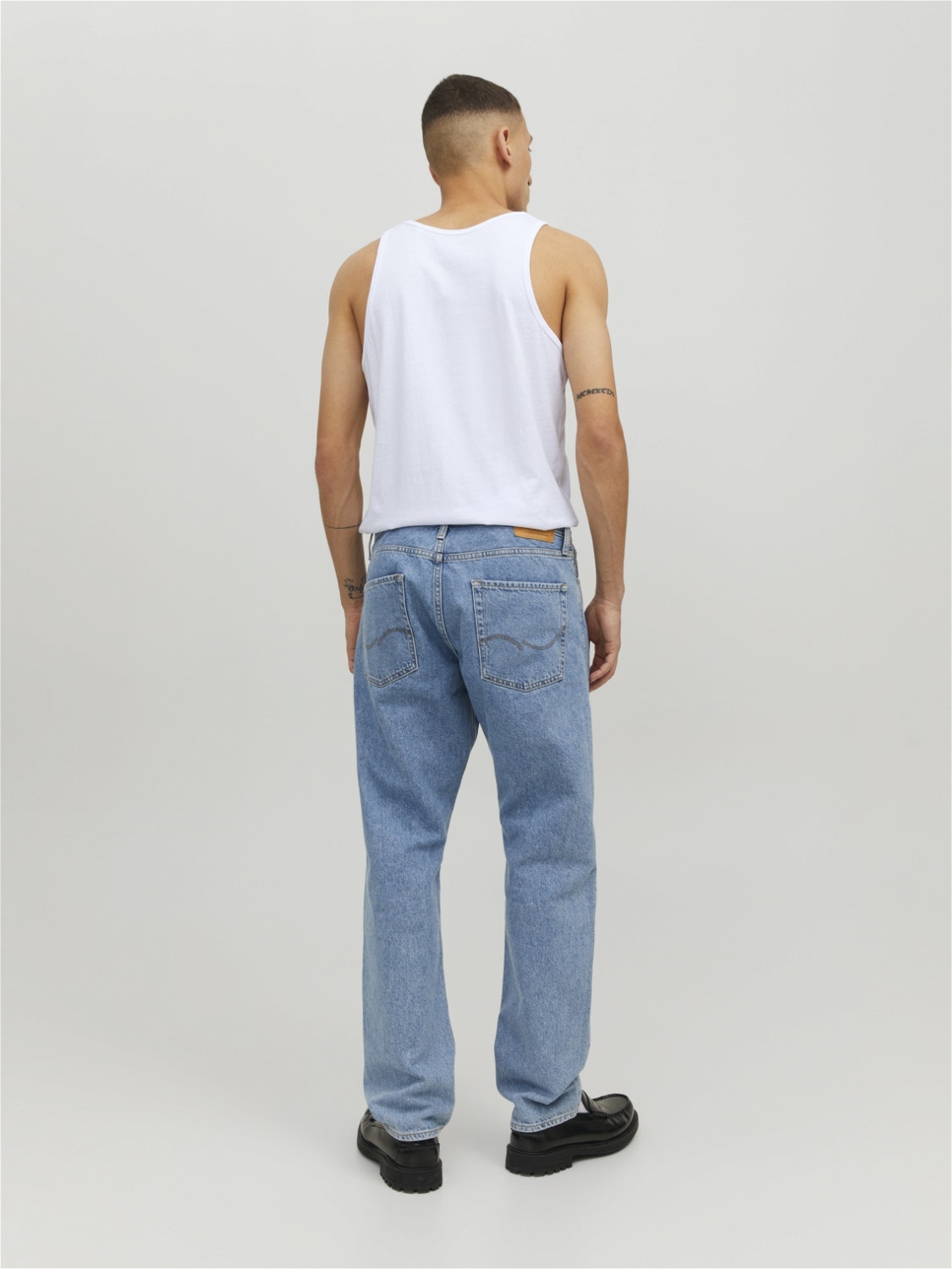 Jack & Jones 2 darabos kiszerelés Sima Környak Ujjatlan trikó -White - 12133910