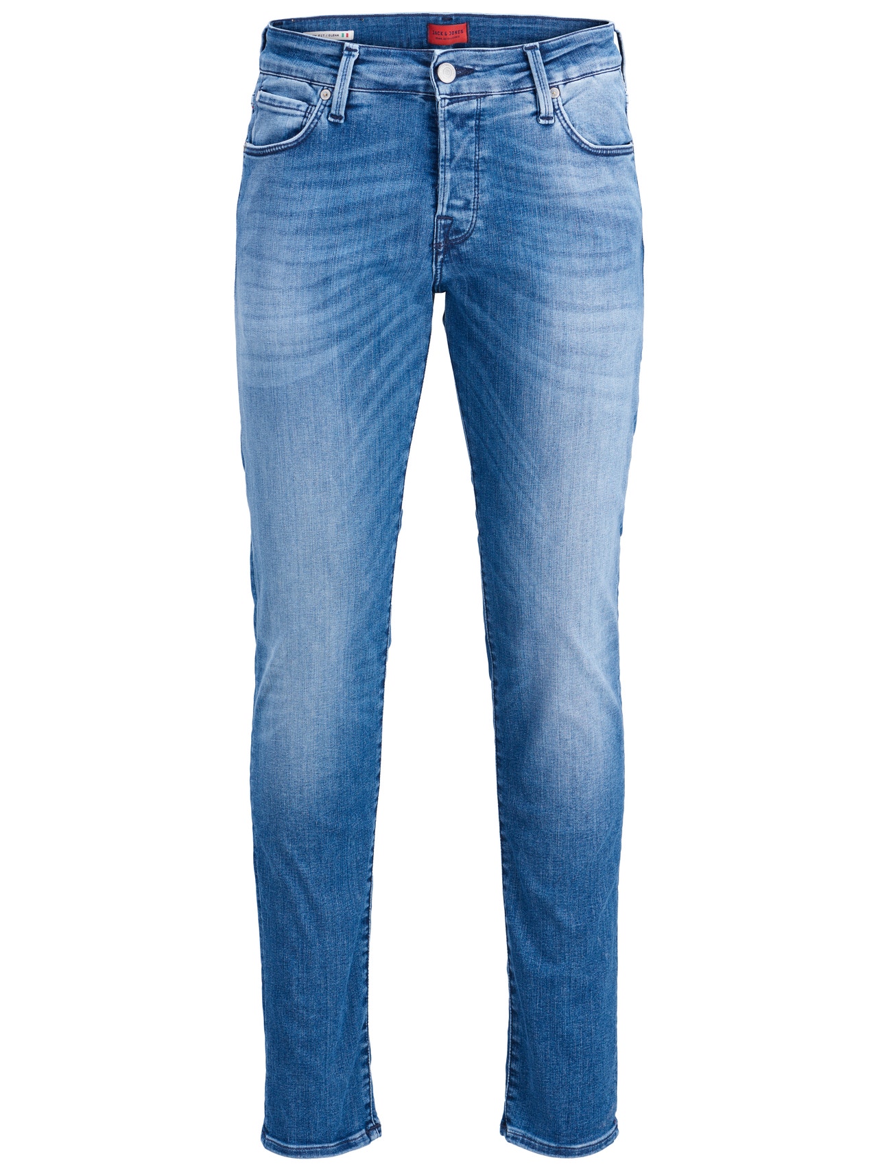 Jack & Jones JJIWHGLENN JJICON BL 809 50SPS Slim Fit Jeans -Blue Denim - 12134241