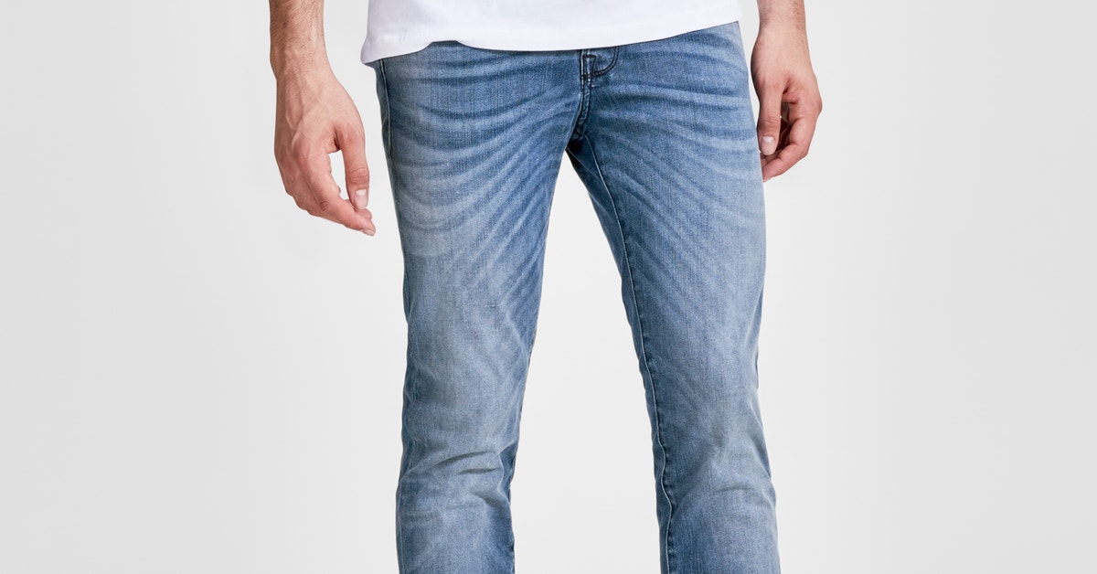 JJIWHGLENN JJICON BL 809 50SPS Slim Fit Jeans | Mittelblau | Jack  