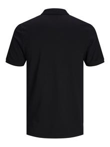 Jack & Jones Gładki Polo T-shirt -Black - 12136516