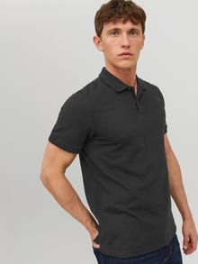Jack & Jones Gładki Polo T-shirt -Black - 12136516