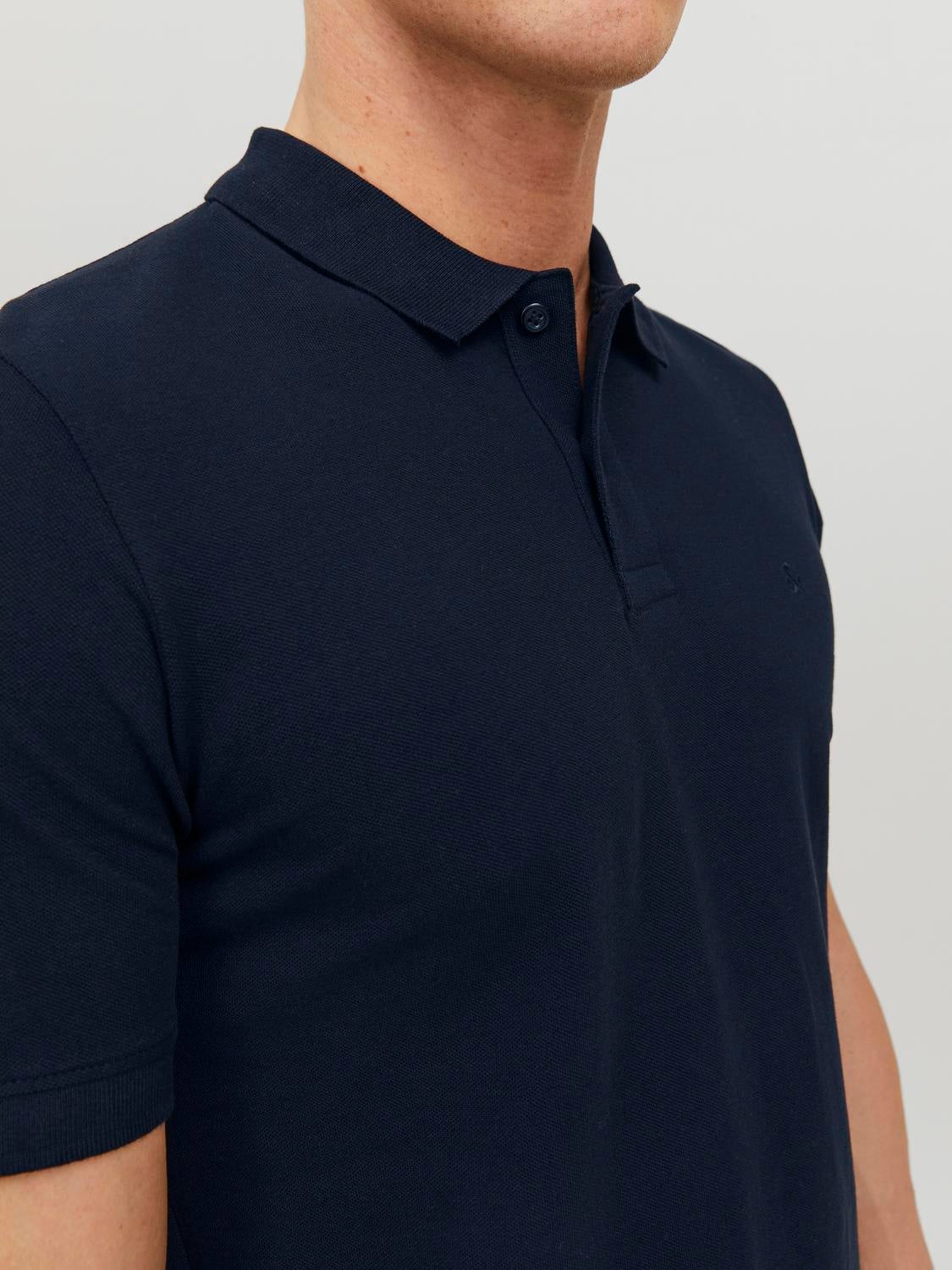 Plain best sale blue shirt