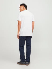 Jack & Jones Einfarbig Polo T-shirt -White - 12136516