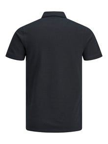 Jack & Jones T-shirt Liso Polo -Dark Grey Melange - 12136668