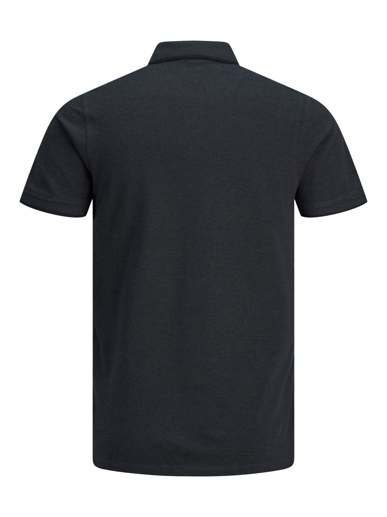 Jack & Jones Vanlig Polo T-skjorte -Dark Grey Melange - 12136668