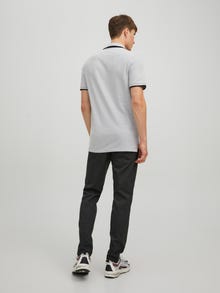 Jack & Jones Sima Póló Trikó -Light Grey Melange - 12136668