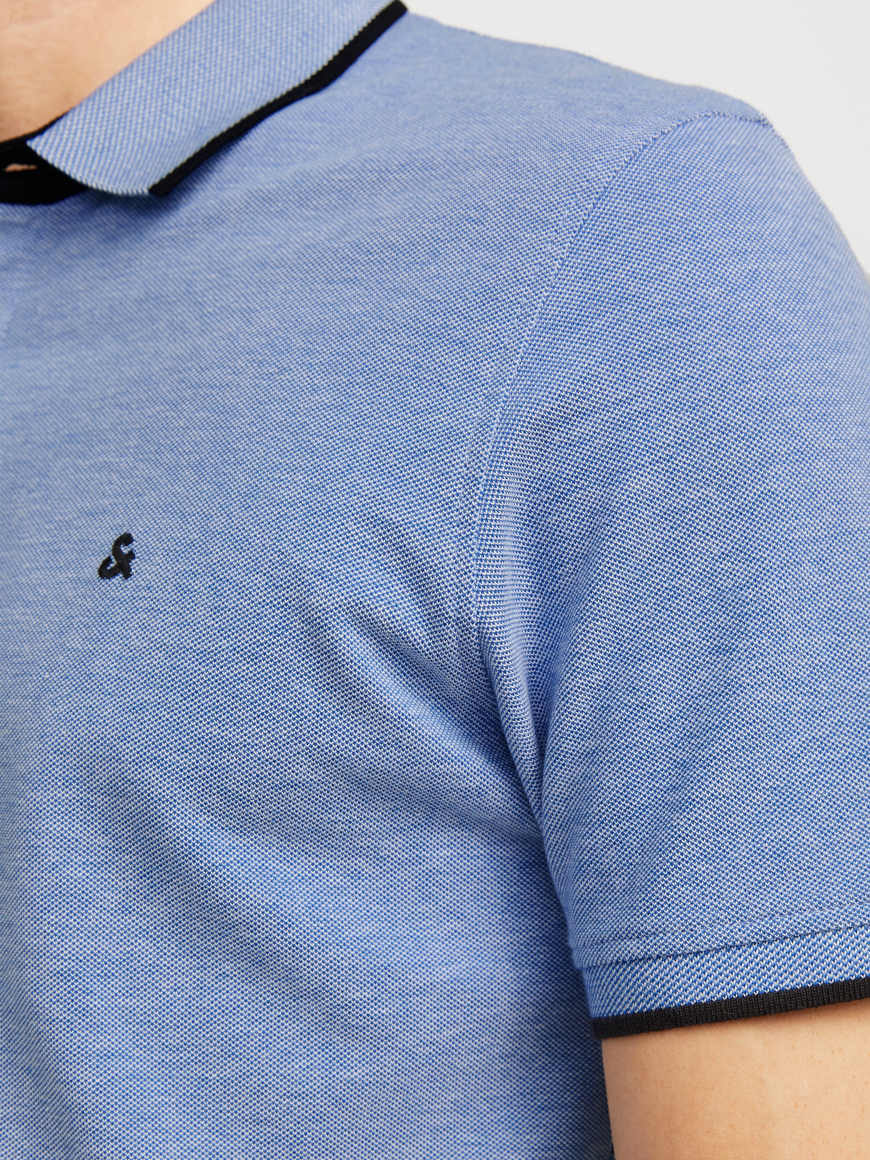 Einfarbig Polo T-shirt | Dunkelblau | Jack & Jones®