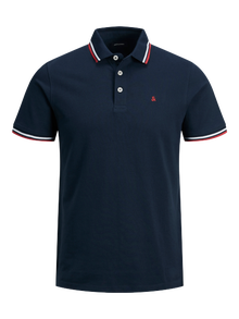 Jack & Jones Vienspalvis Polo -Navy Blazer - 12136668