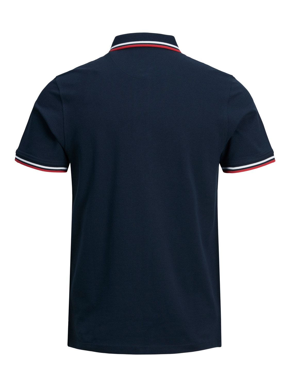 Jack & Jones Enfärgat Polo T-shirt -Navy Blazer - 12136668