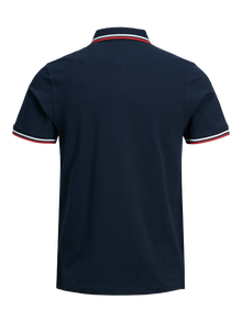 Jack & Jones Polo Liso Cuello de camisa -Navy Blazer - 12136668