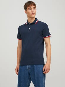 Jack & Jones Vienspalvis Polo -Navy Blazer - 12136668
