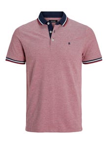 Jack & Jones Plain Polo T-shirt -Rio Red - 12136668