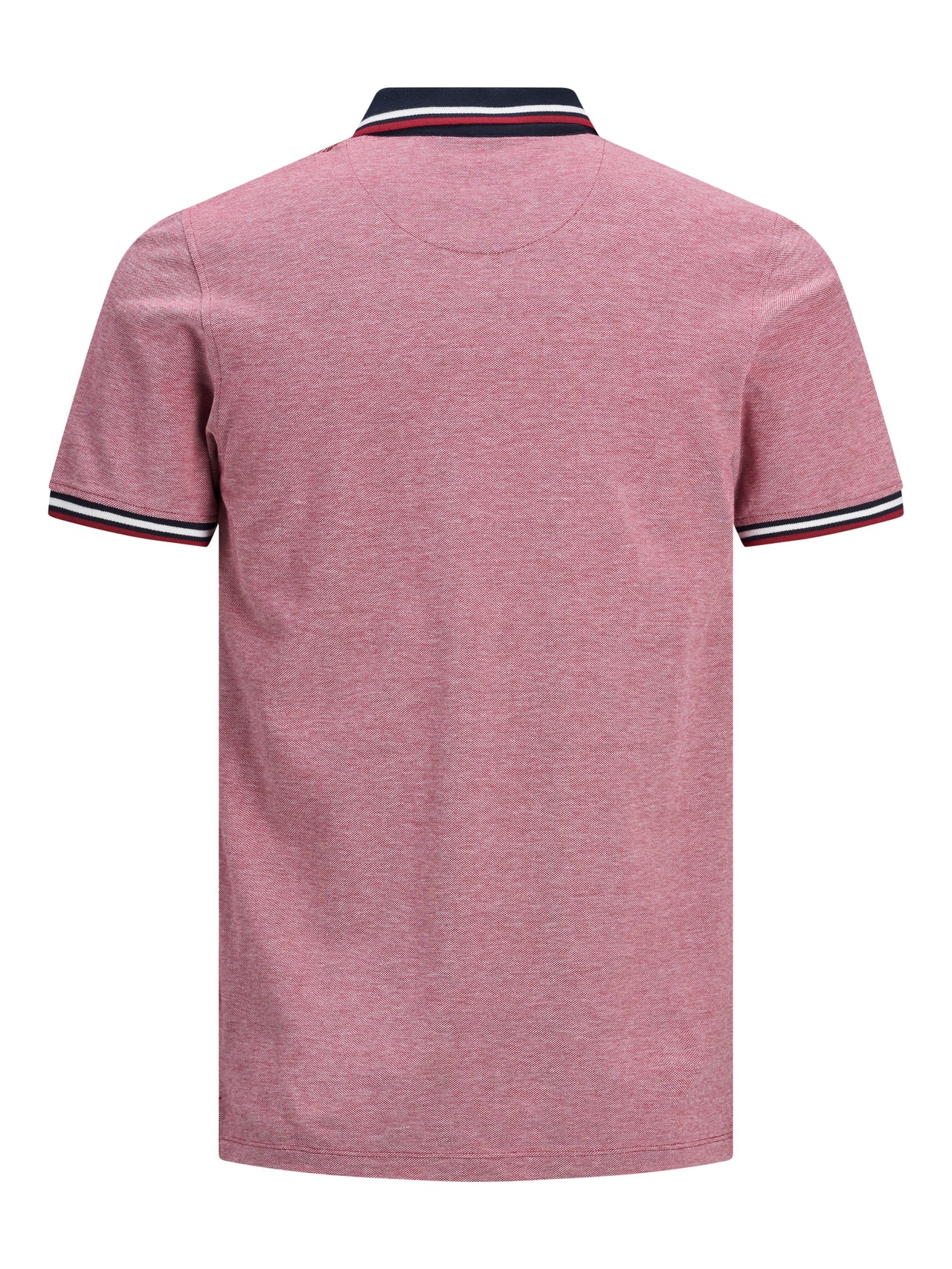 Jack & Jones Gładki Polo T-shirt -Rio Red - 12136668