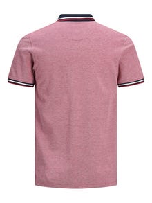 Jack & Jones Plain Polo T-shirt -Rio Red - 12136668