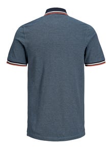 Jack & Jones Vienspalvis Marškininė apykaklė Polo -Denim Blue - 12136668