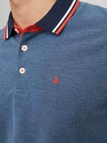 Jack & Jones Vienspalvis Marškininė apykaklė Polo -Denim Blue - 12136668