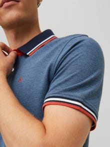 Jack & Jones Einfarbig Polo Polo -Denim Blue - 12136668