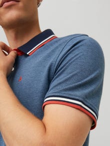 Jack & Jones Vienspalvis Marškininė apykaklė Polo -Denim Blue - 12136668