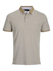 Jack & Jones Ühevärviline Polo Eesti keel -Crockery - 12136668