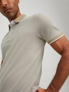 Jack & Jones Vienspalvis Marškininė apykaklė Polo -Crockery - 12136668