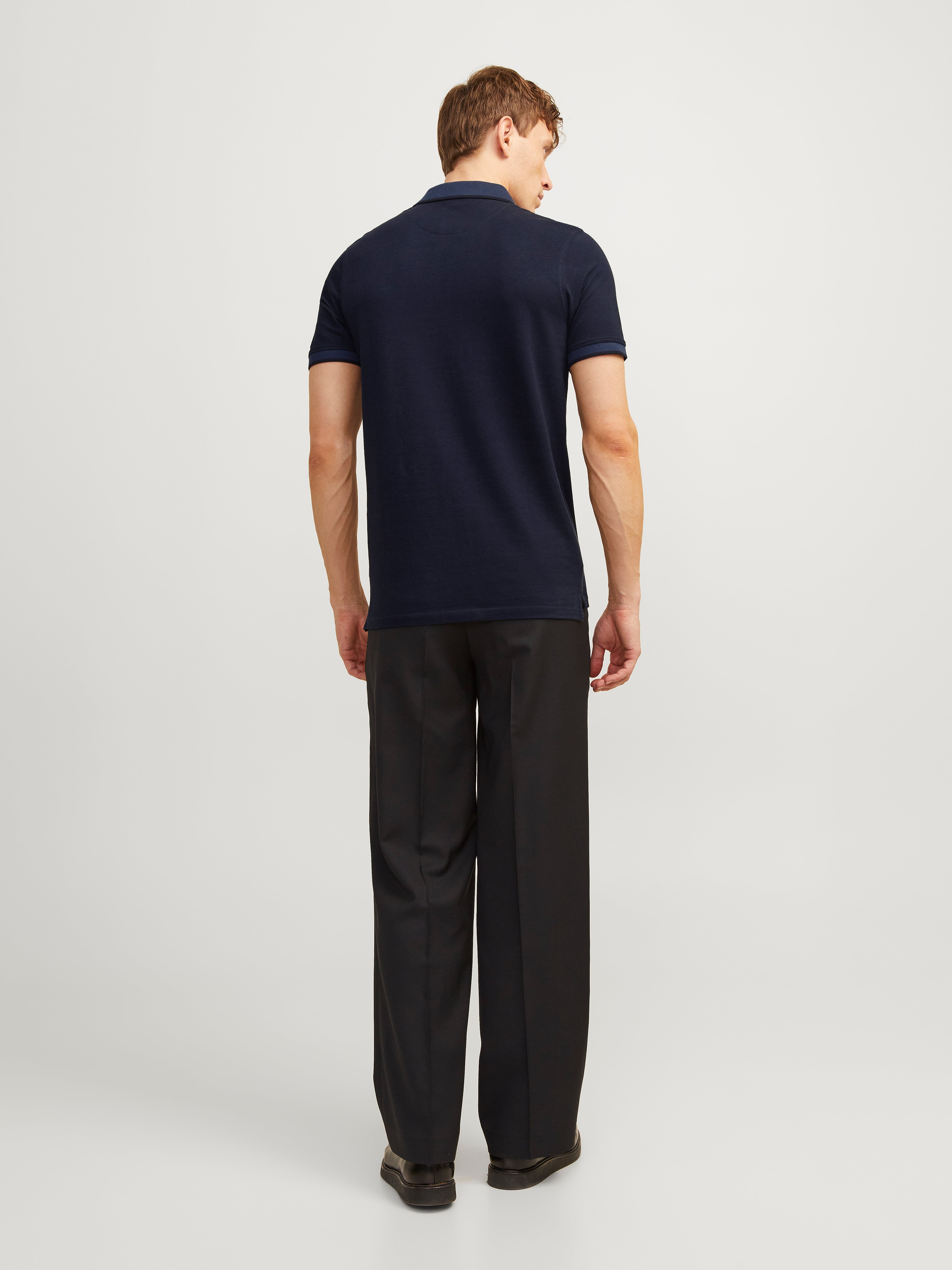 Jack & Jones Plain Polo Polo -Dark Navy - 12136668