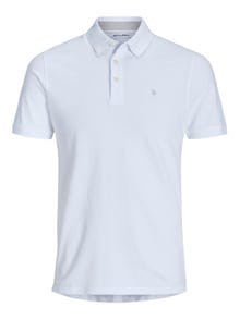 Jack & Jones Plain Polo T-shirt -White - 12136668