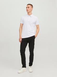 Jack & Jones Vienspalvis Marškininė apykaklė Polo -White - 12136668