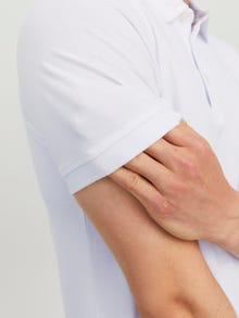 Jack & Jones Vienspalvis Marškininė apykaklė Polo -White - 12136668