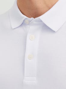 Jack & Jones Vienspalvis Marškininė apykaklė Polo -White - 12136668