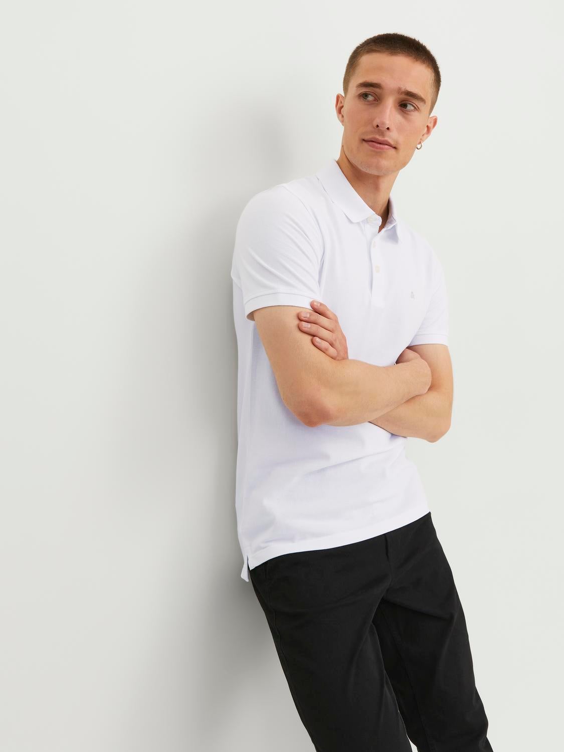 Jack & Jones Einfarbig Polo T-shirt - 12136668