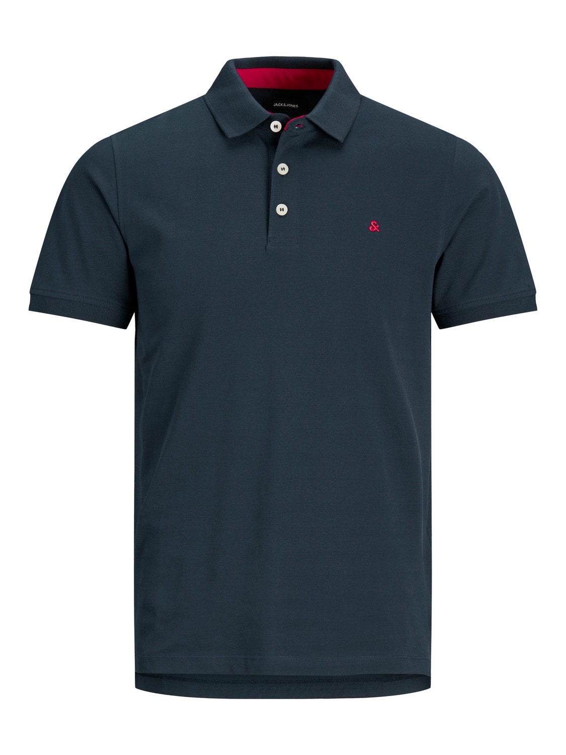 Jack & Jones Yksivärinen Polo T-shirt -Navy Blazer - 12136668