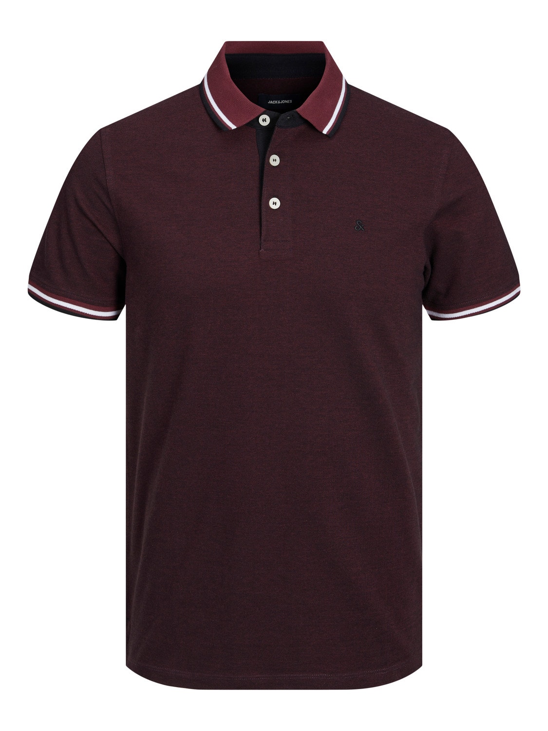 Jack & Jones T-shirt Uni Polo -Port Royale - 12136668