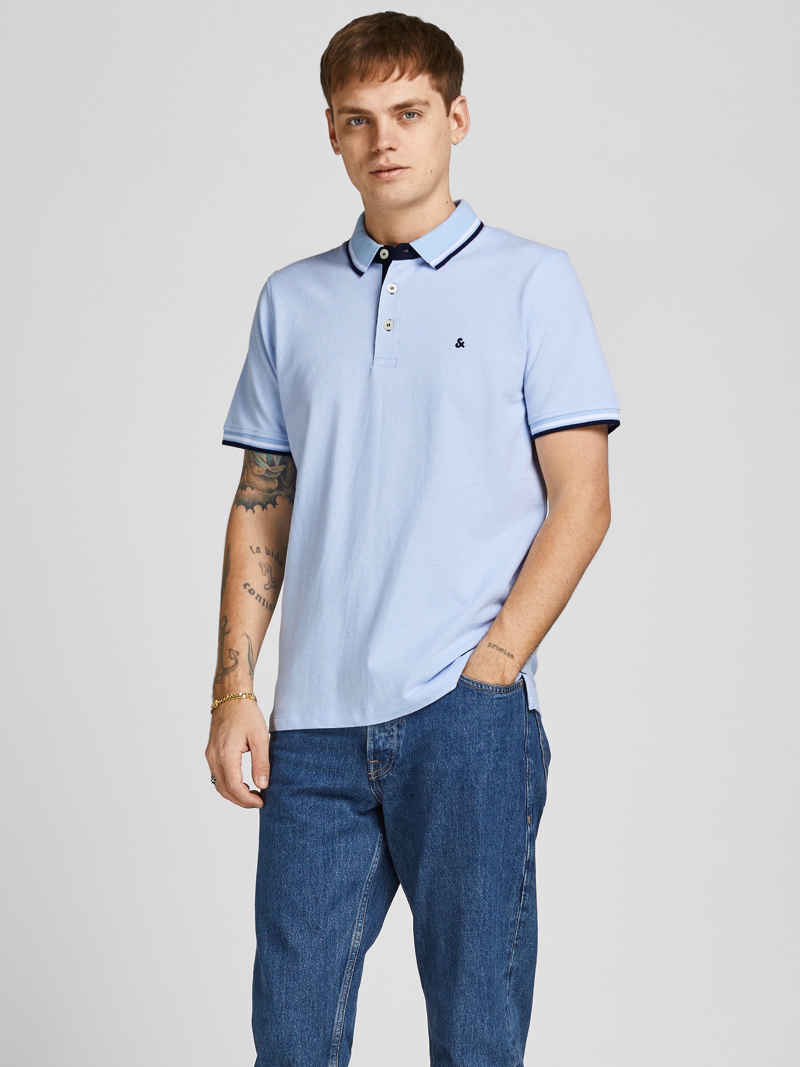 Rabatt 56 % HERREN Hemden & T-Shirts Casual Grün M Jack & Jones Poloshirt 