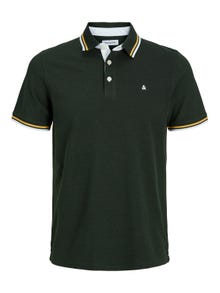 Jack & Jones Enfärgat Polo T-shirt -Mountain View - 12136668