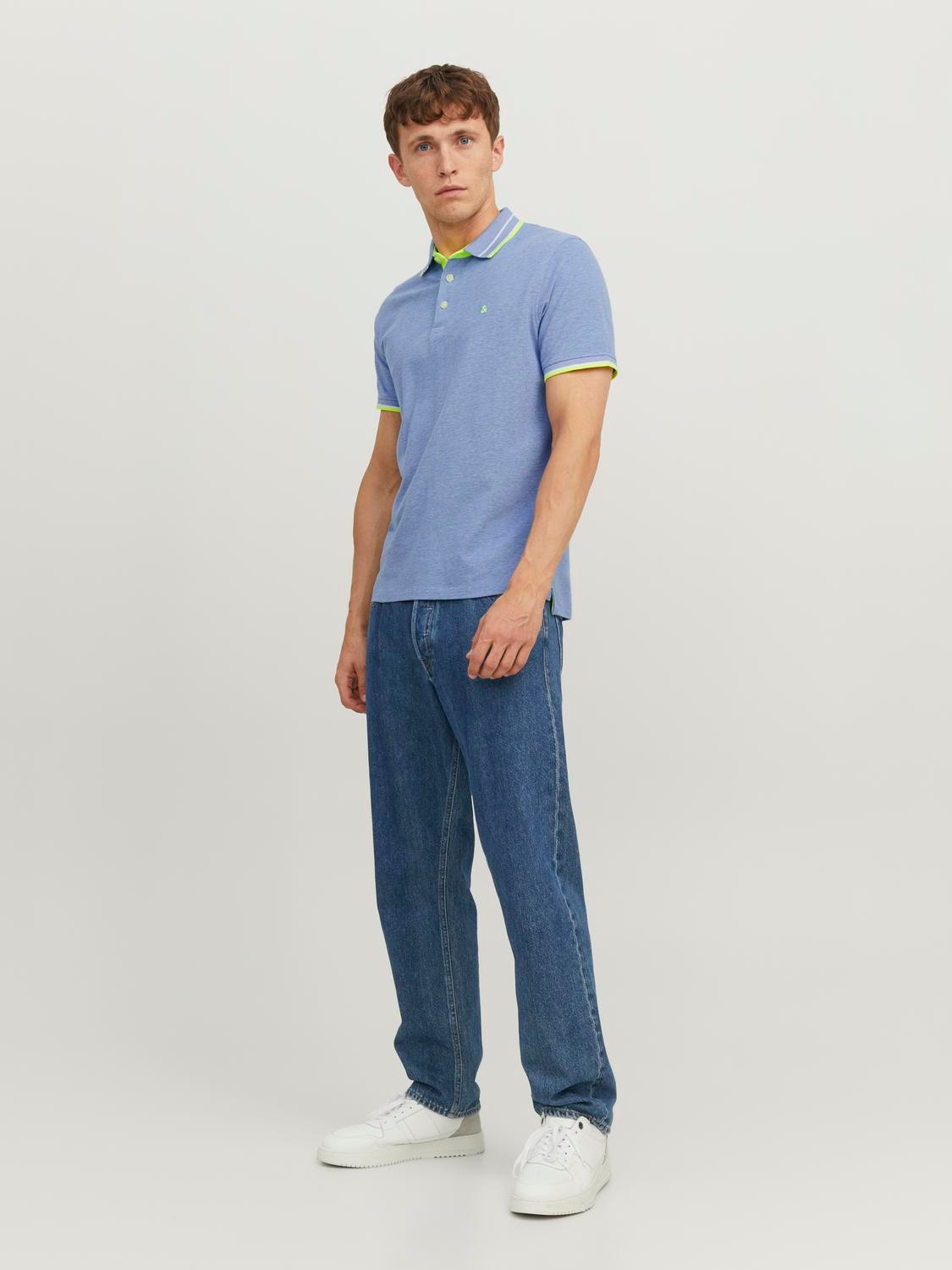 Jack & Jones Sima Póló Trikó -Bright Cobalt - 12136668