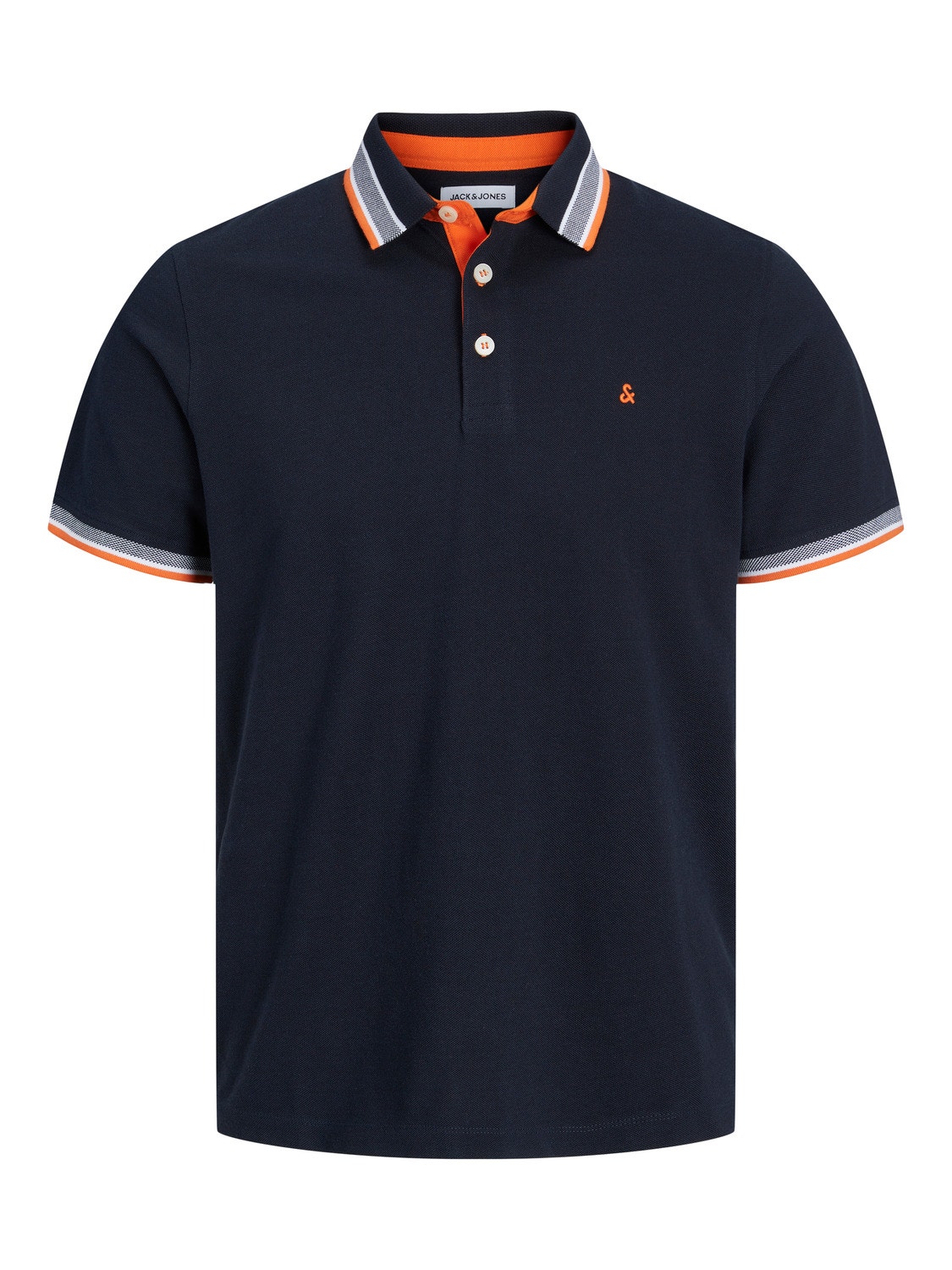 Jack & Jones Einfarbig Polo T-shirt -Black Navy - 12136668
