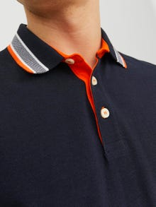 Jack & Jones T-shirt Uni Polo -Black Navy - 12136668