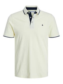 Jack & Jones Einfarbig Polo Polo -French Vanilla - 12136668