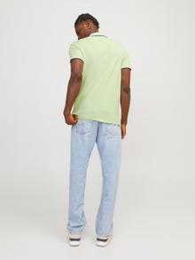 Jack & Jones Einfarbig Polo T-shirt -Wild Lime - 12136668