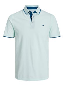 Jack & Jones Einfarbig Polo T-shirt -Soothing Sea - 12136668