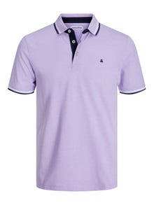 Jack & Jones Yksivärinen Polo T-shirt -Purple Rose - 12136668