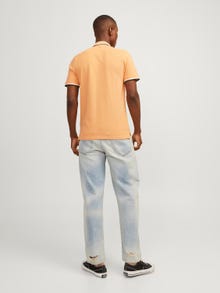Jack & Jones Vanlig Polo T-skjorte -Apricot Ice  - 12136668