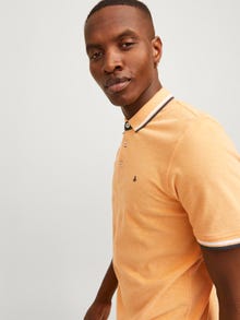 Jack & Jones Einfarbig Polo T-shirt -Apricot Ice  - 12136668